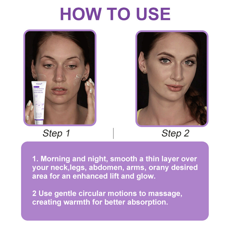 Vitalisys®❤️PDRN Multi-Peptide Massaging Body Roller Cream- Anti-aging, Hydrating, Skin Firming & Lifting, Skin Repair, Even Tone, Acne and Dark Spot Treatment, Wart and Mole Removal, and Psoriasis Relief