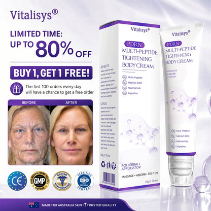 30% OFF✨✨ Vitalisys® PDRN Multi-Peptide Massaging Body Roller Cream- Anti-aging, Hydrating, Skin Firming & Lifting, Skin Repair, Even Tone, Acne and Dark Spot Treatment, Wart and Mole Removal, and Psoriasis Relief