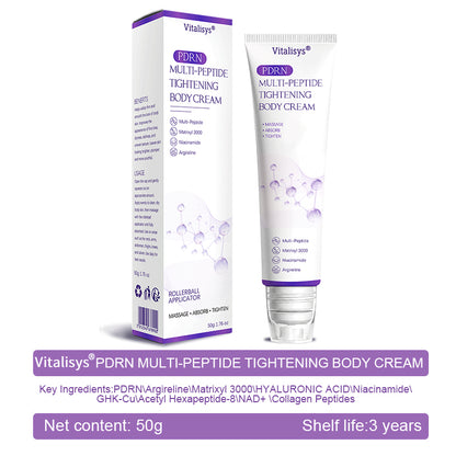 Vitalisys®❤️PDRN Multi-Peptide Massaging Body Roller Cream- Anti-aging, Hydrating, Skin Firming & Lifting, Skin Repair, Even Tone, Acne and Dark Spot Treatment, Wart and Mole Removal, and Psoriasis Relief