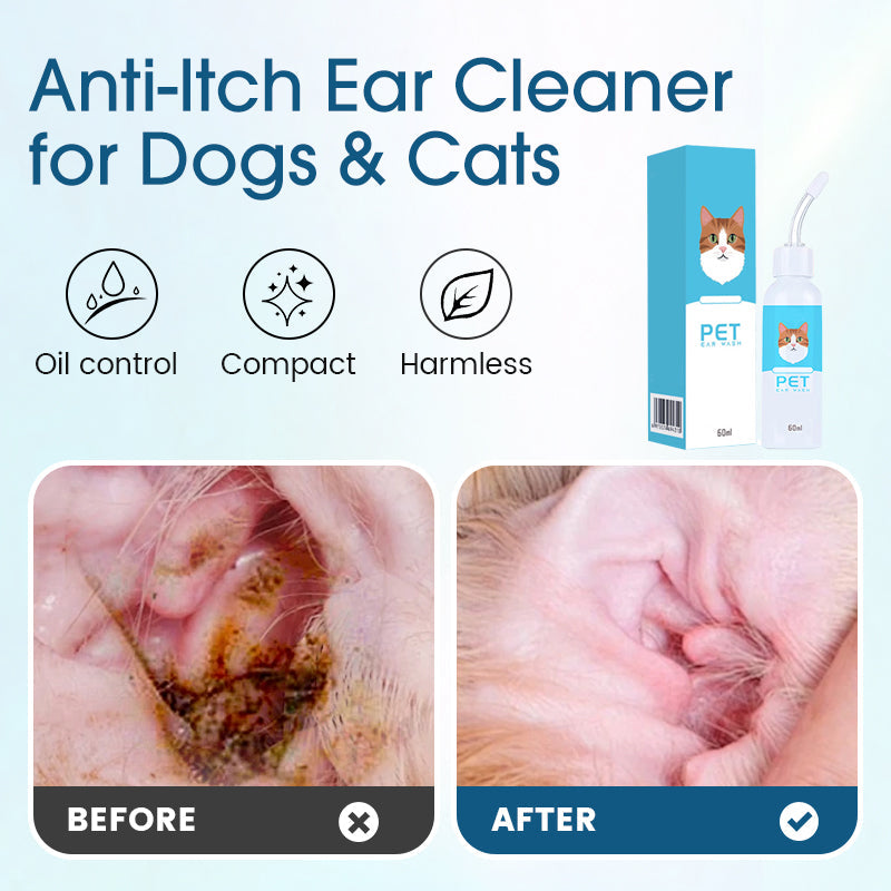 🐶🐱 Ear cleaner 🌈| Relieves itching in dogs & cats 👂